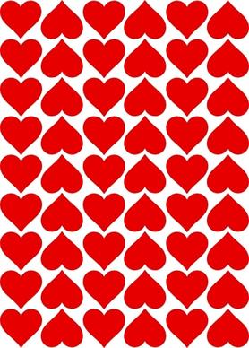 Heart Tiles clip art