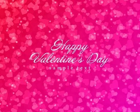hearts bokeh light valentines day