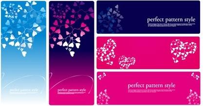 heartshaped pattern vector consisting of