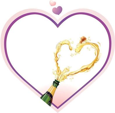 heartshaped vector 2 champagne