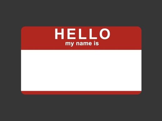 
								Hello My Name is Sticker							