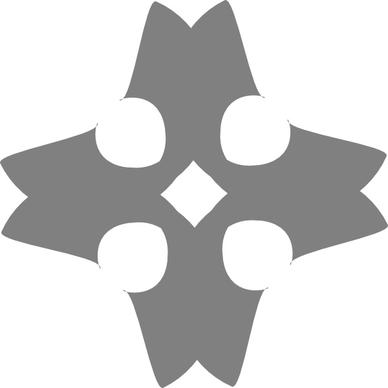 Heraldic Cross clip art