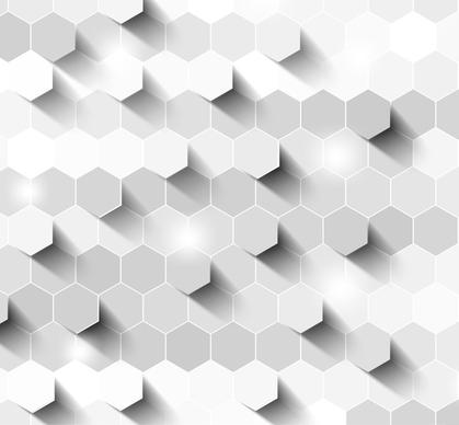 hexagon 3d background