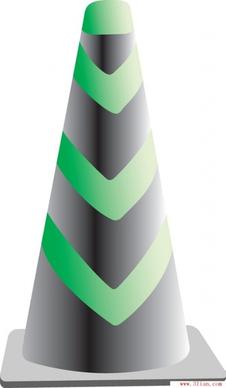 highway traffic cone vector