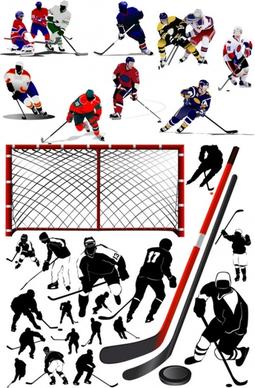 hockey player vector
