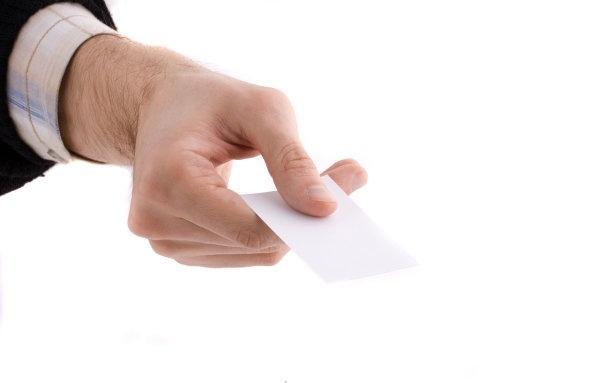 holding a blank card hd picture 1