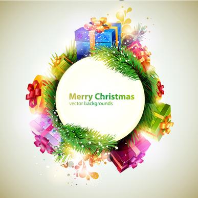 holiday christmas colorful backgrounds vector