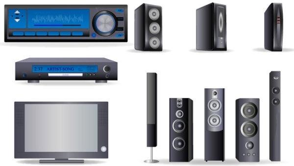 home theater vector