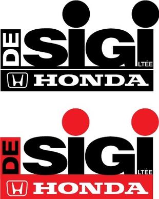 Honda De-Sig logos