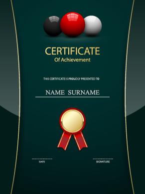 honor certificate creative design vector