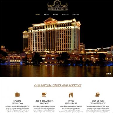 hotel casino template