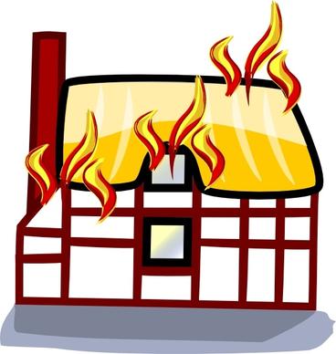 House Fire Insurance clip art