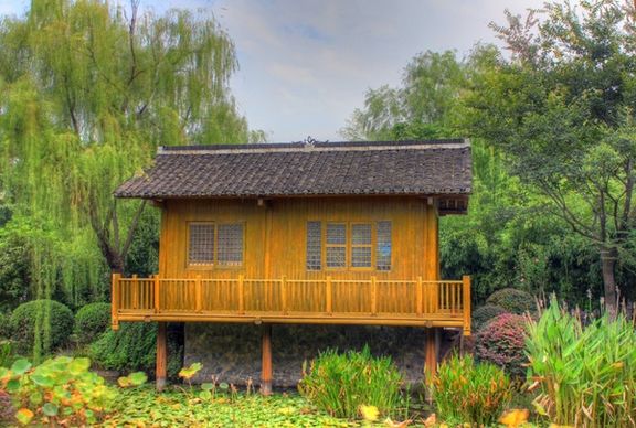 house in garden in nanjing china