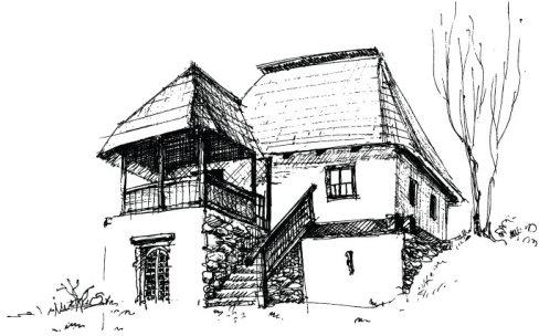 house sketch vector 3