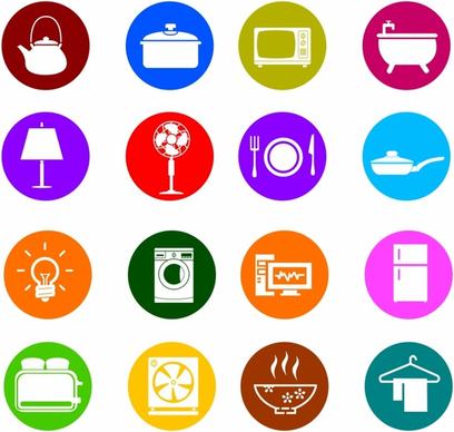 Houseware Color Icons