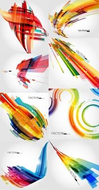abstract technology background templates sparkling colorful dynamic design