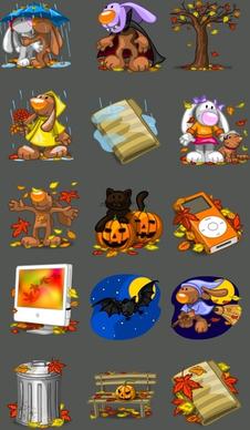 I Love Autumn Icons icons pack
