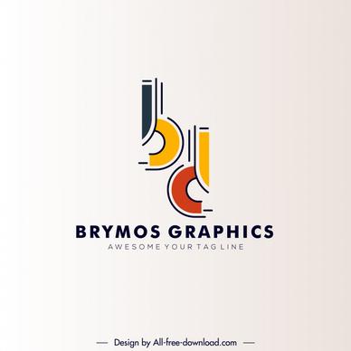 i want to create my own logo template flat classical texts