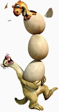 ice age 3 tree seto sid dinosaurs hatched hd picture