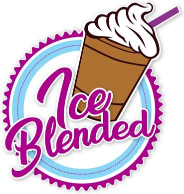 ice blended label