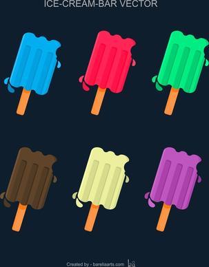 ice cream bar free vector