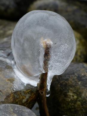 ice frozen ball