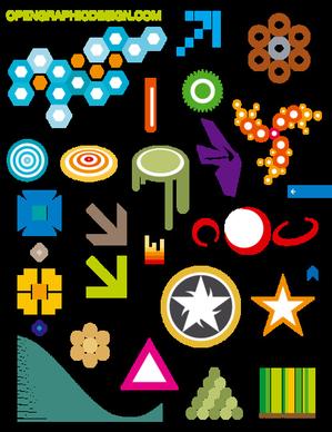icons and symbols art graphics