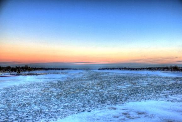 icy bay in sturgeon bay wisconsin