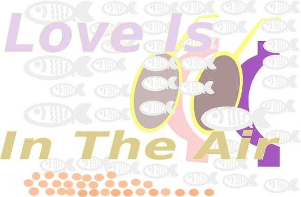 Iglooo E Card Love Is In The Air Red Sea Skin Diving Aug clip art