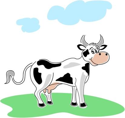illustration of cow