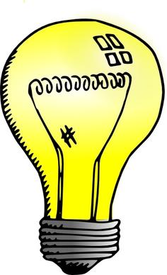 Incandescent Light Bulb clip art