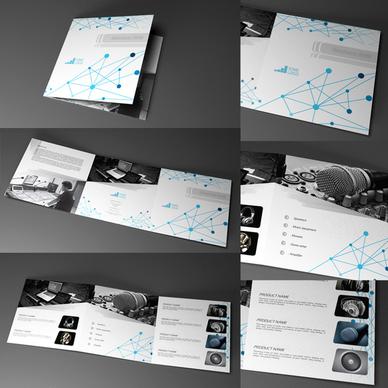 indesign trifold brochure 20x20cm indd cs6 and indl