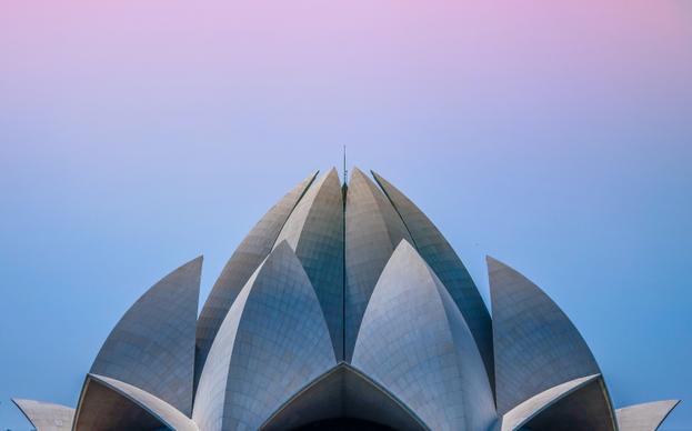 india scenery picture elegant symmetric architecture