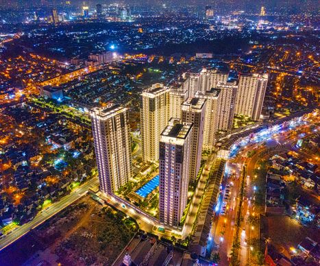 indonesia city picture modern elegant sparkling night time