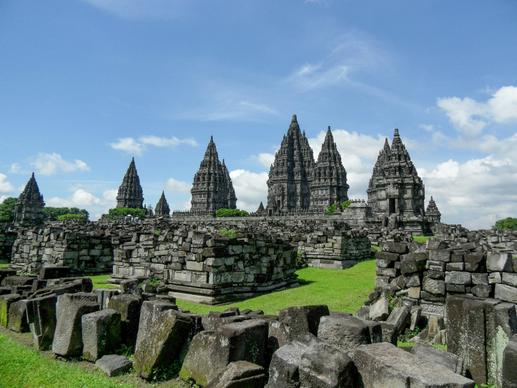 indonesia scenery picture ancient temple architectures