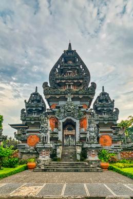 indonesia scenery picture classic temple 