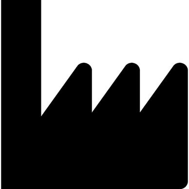 industry sign icon flat waving chart sketch