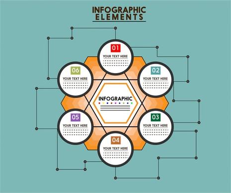 infographic design elements and geometry style