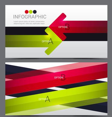 infographic template with colorful arrows background