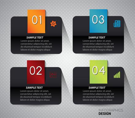 infographic vector illustration with geometric elements