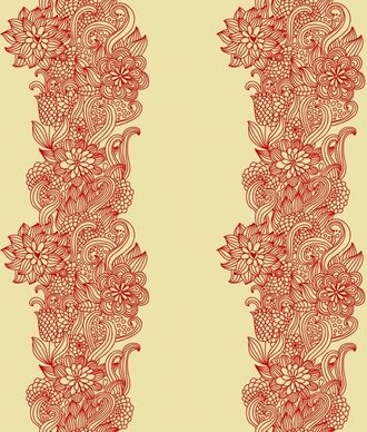 decorative floral templates classical traditional european doodles symmetry