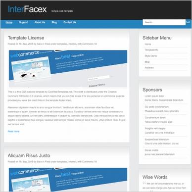 InterFacex Template