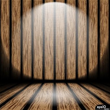wooden spotlight background shiny 3d sketch