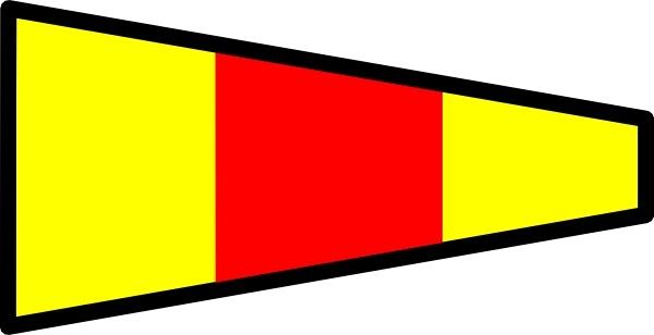 International Maritime Signal Flag 0 clip art