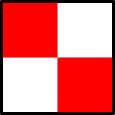 International Maritime Signal Flag Uniform clip art