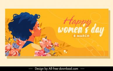 international womens day poster template classical botanical girl decor