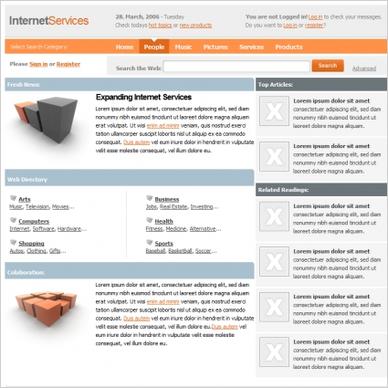 Internet Services Template