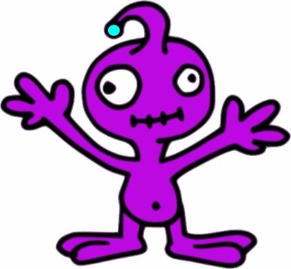Invader Purple clip art