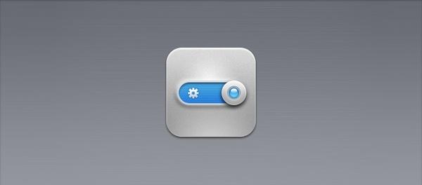 iOS Settings Icon PSD
