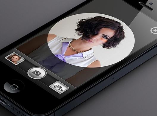 iPhone 5 Camera App UI